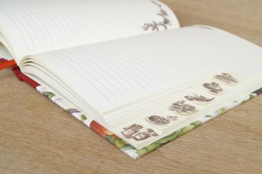 Kochbuch für eigene Rezepte mit Register